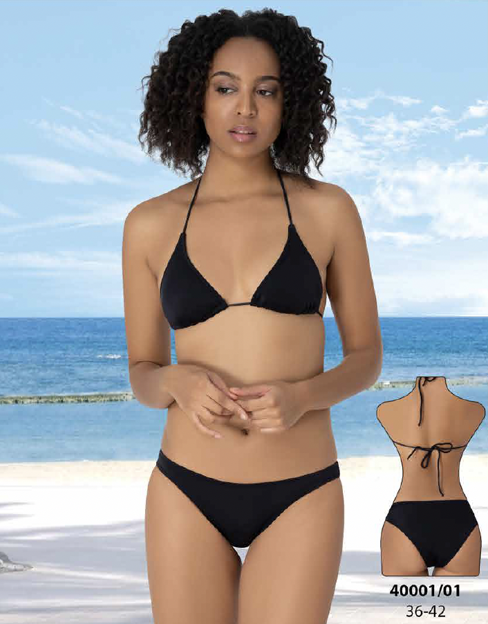 Siyah Bağlamalı Bikini